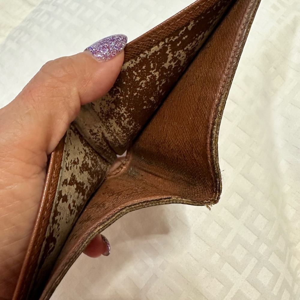 🧿Louis Vuitton mini wallet only x bills very vintage discontinued - Picture 4 of 15